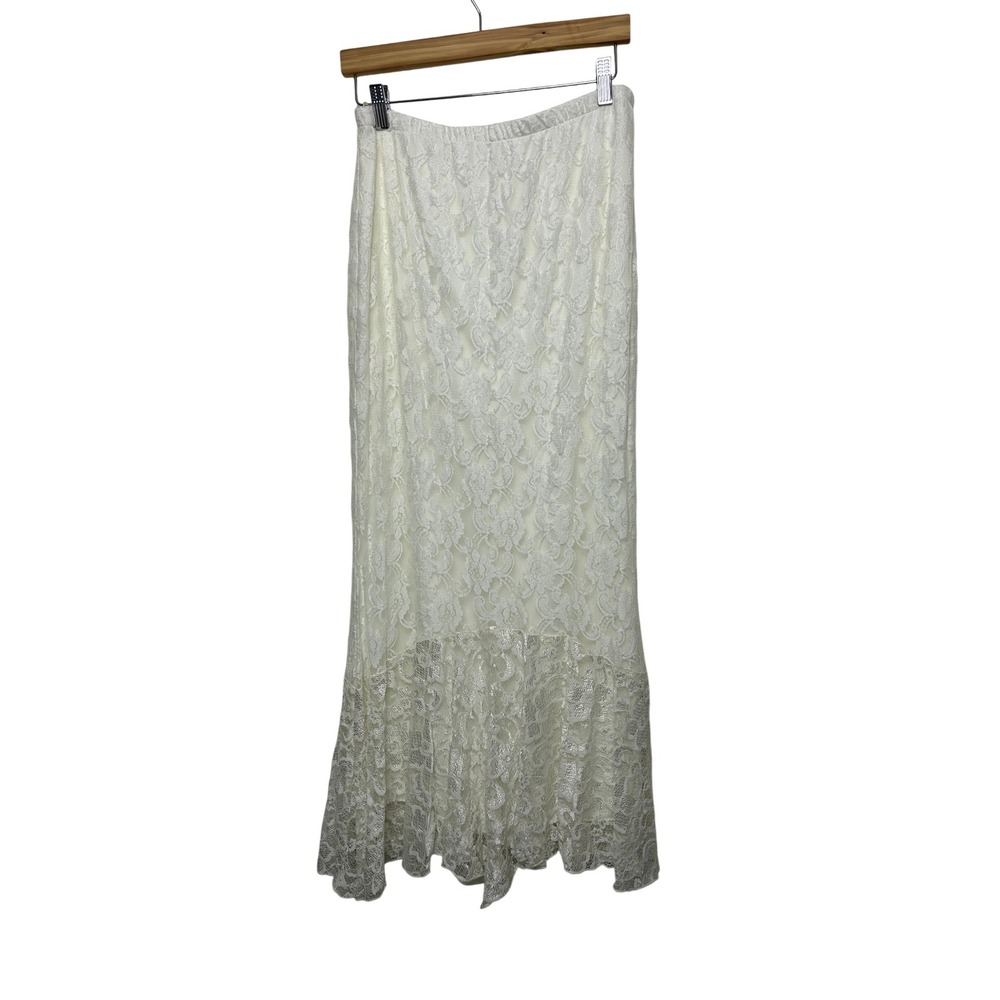 Spencer Alexis Womens 12 Lace 3 piece Dress Set fairy bridal boho angel romance - Picture 8 of 16